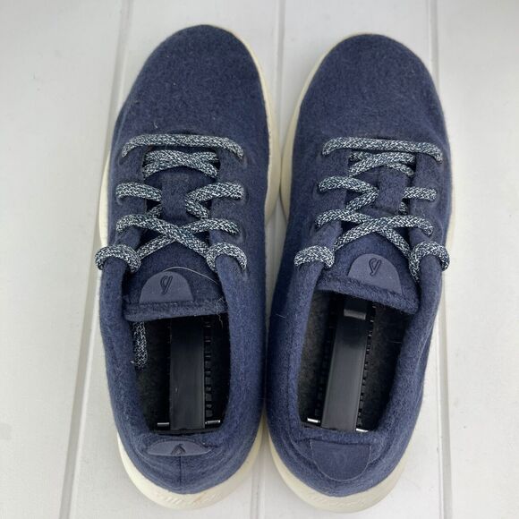 Allbirds Wool Runners Shoes Womens Size 8 Blue Lace Up Comfort Walking Sneakers - Picture 5 of 8